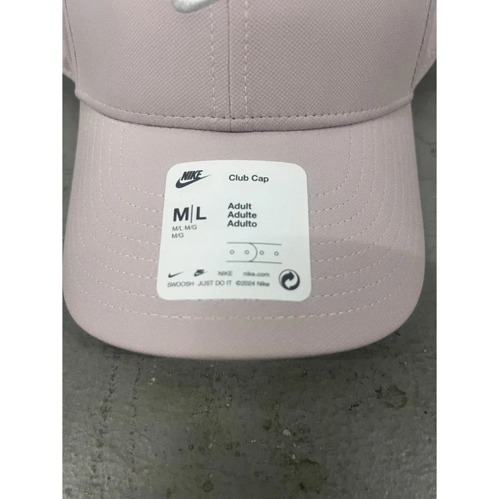 Nike Dri-FIT FV5563-019 Club Cap Unisex M/L‎ Platinum Violet Snapback Hat NWT